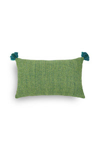 Ananya Hand Woven Cushion- Leafy Green
