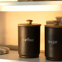 Charcoal Brown Coffee Jar