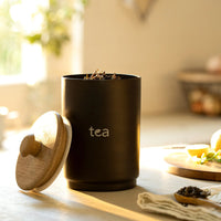 Charcoal Brown Tea Jar
