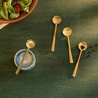 Champagne Gold Teaspoons Set of Four