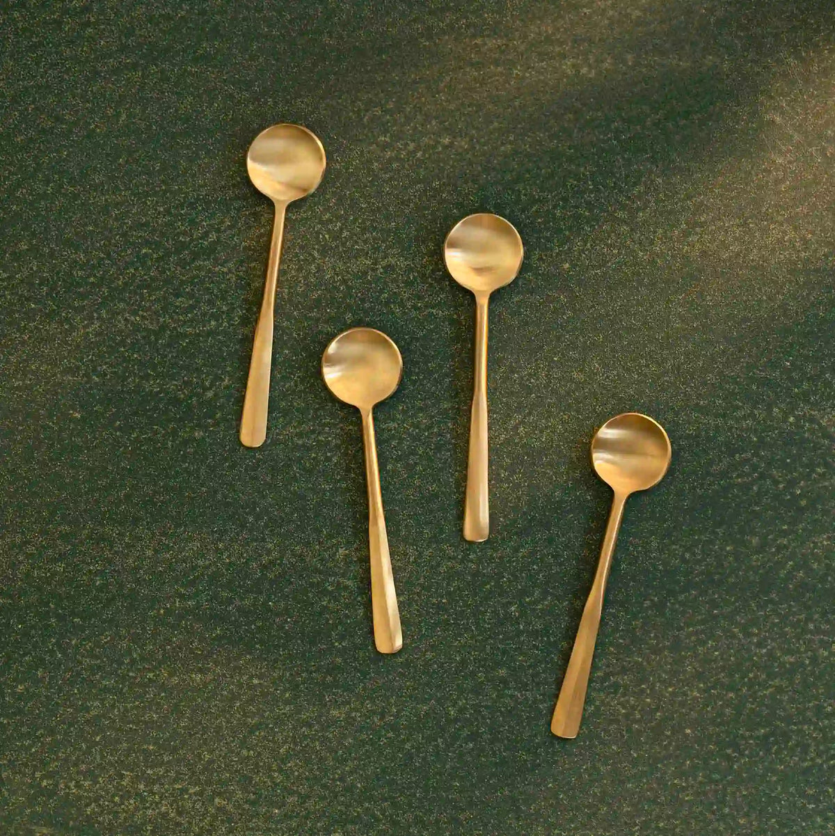 Champagne Gold Teaspoons Set of Four