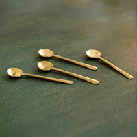 Champagne Gold Teaspoons Set of Four