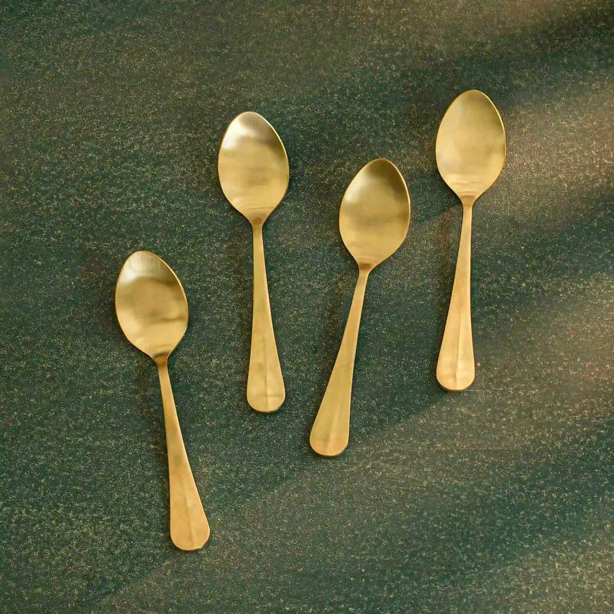 Champagne Gold Spoons Set of Four
