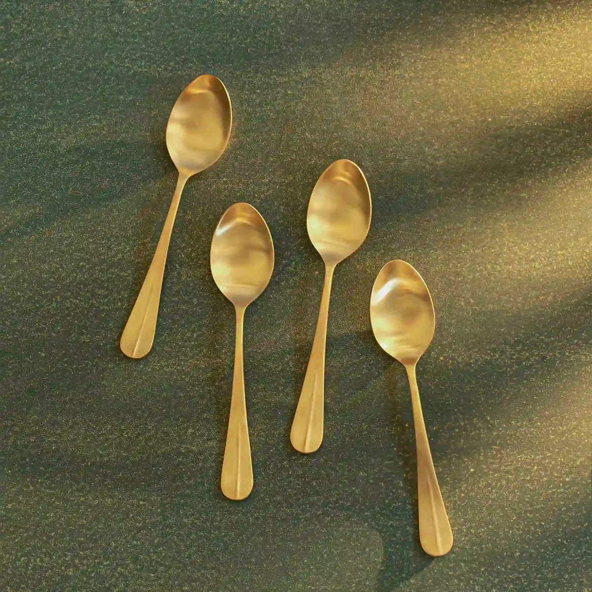 Champagne Gold Spoons Set of Four