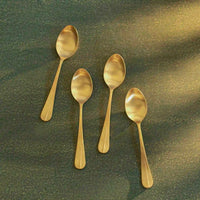 Champagne Gold Spoons Set of Four