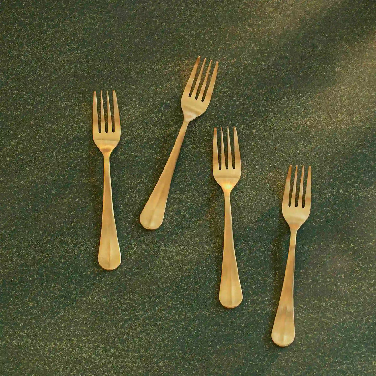 Champagne Gold Forks Set of Four