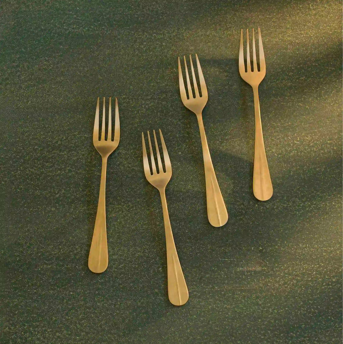 Champagne Gold Forks Set of Four