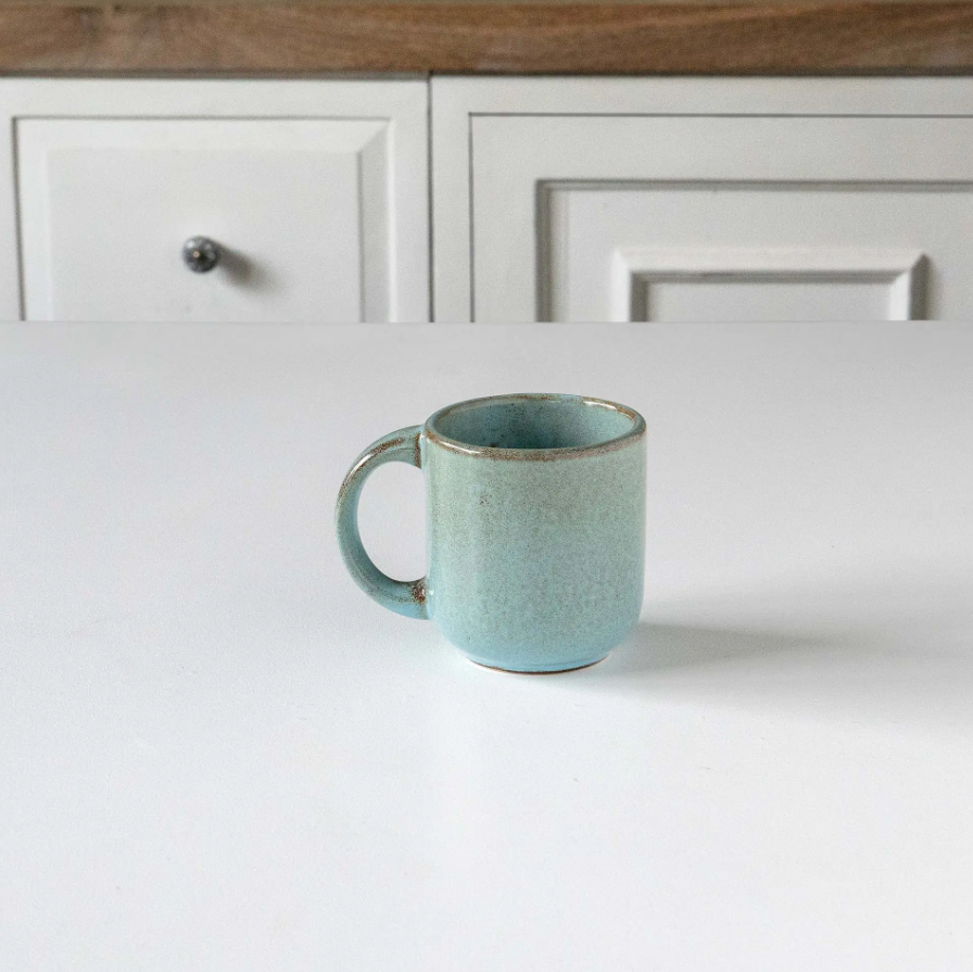 Aqua Rustic Ceramic Mug