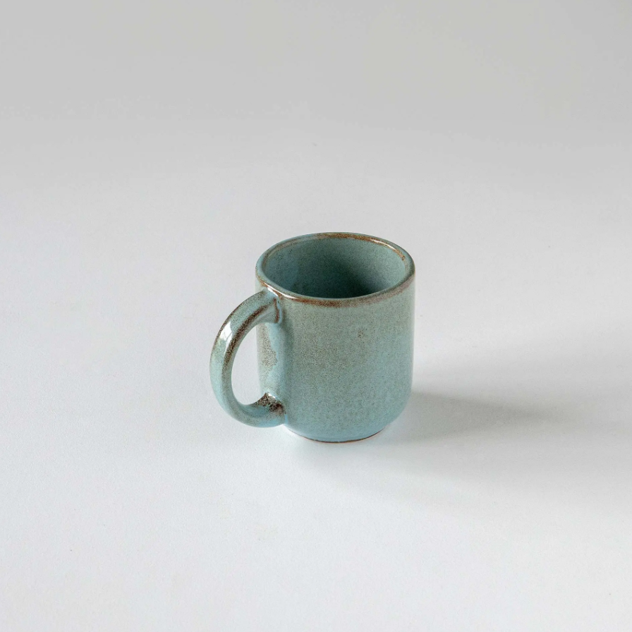 Aqua Rustic Ceramic Mug