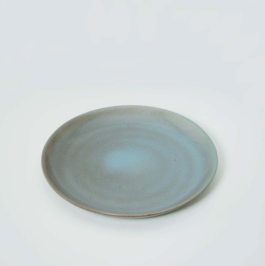 Aqua Rustic Ceramic Plate
