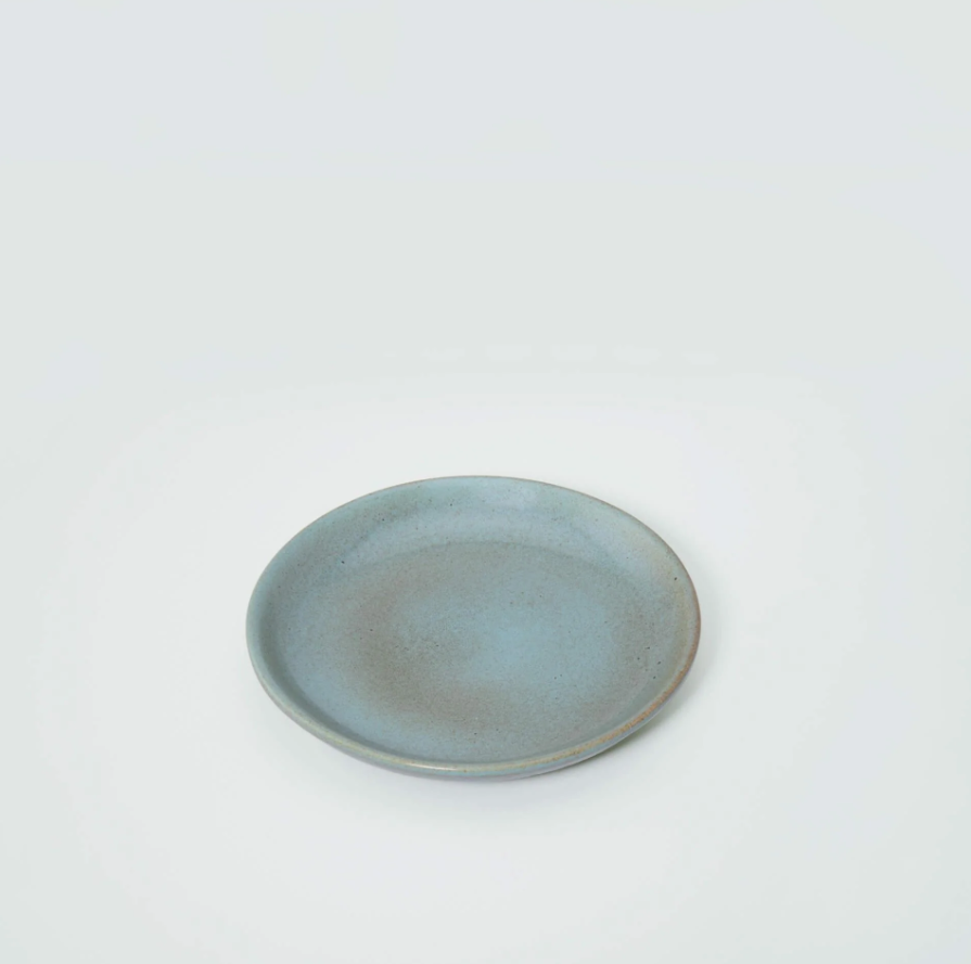 Aqua Rustic Ceramic Plate