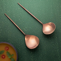 Aura Rose Gold Serving Set of Two
