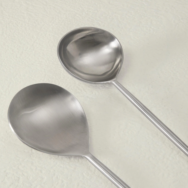 Aura Silver Serving Set of Two