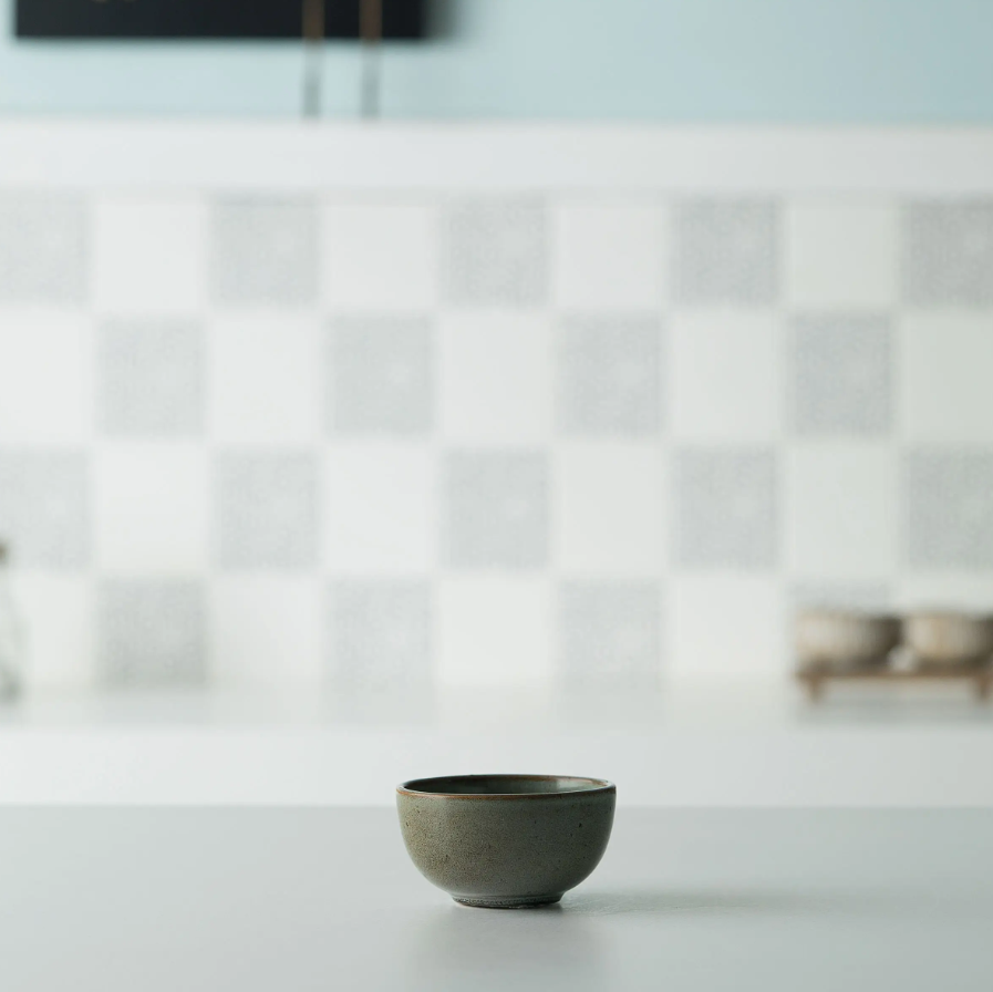 Aqua Rustic Ceramic Bowl