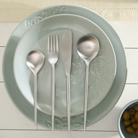 Aura Silver Cutlery Set of Four
