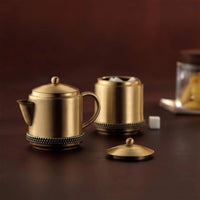 Masai Brass Milk & Sugar Pot Set