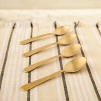 Celestial Brass Spoon Set of 4