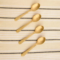 Celestial Brass Spoon Set of 4