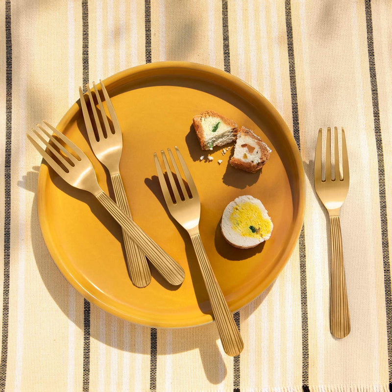 Celestial Brass Fork Set of 4