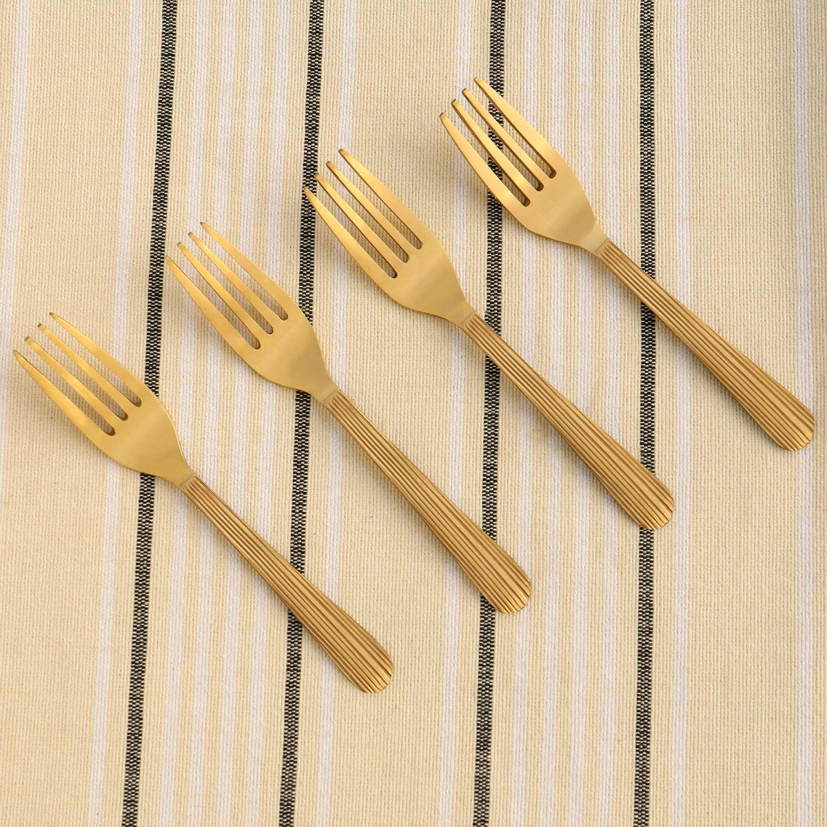 Celestial Brass Fork Set of 4