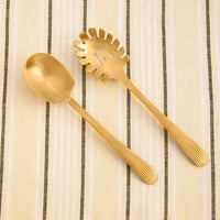 Celestial Brass Ladle Set of Two