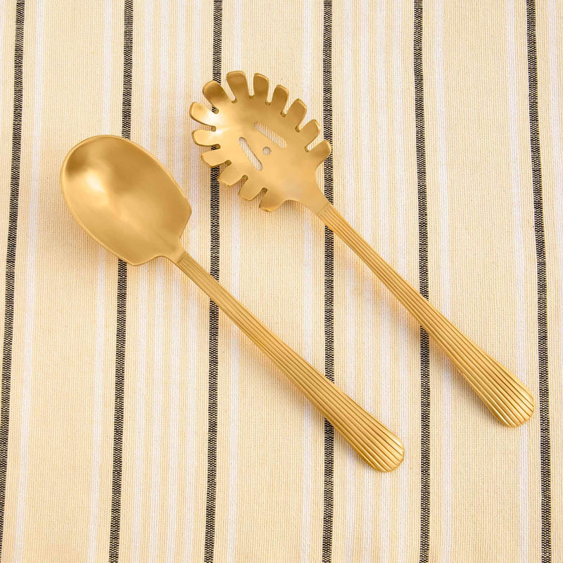 Celestial Brass Ladle Set of Two