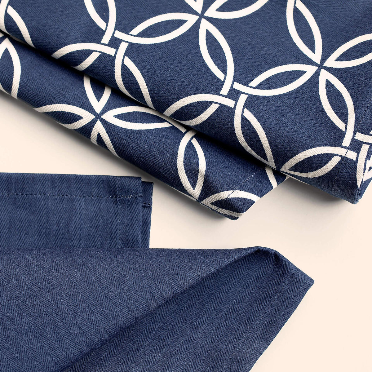 Indigo Swirl Dish Towel Set of 2