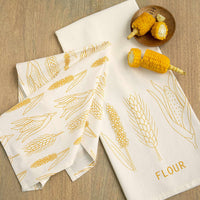 Flour Dish Towel Set of  Two
