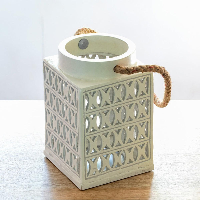 Jharoka Lantern - White