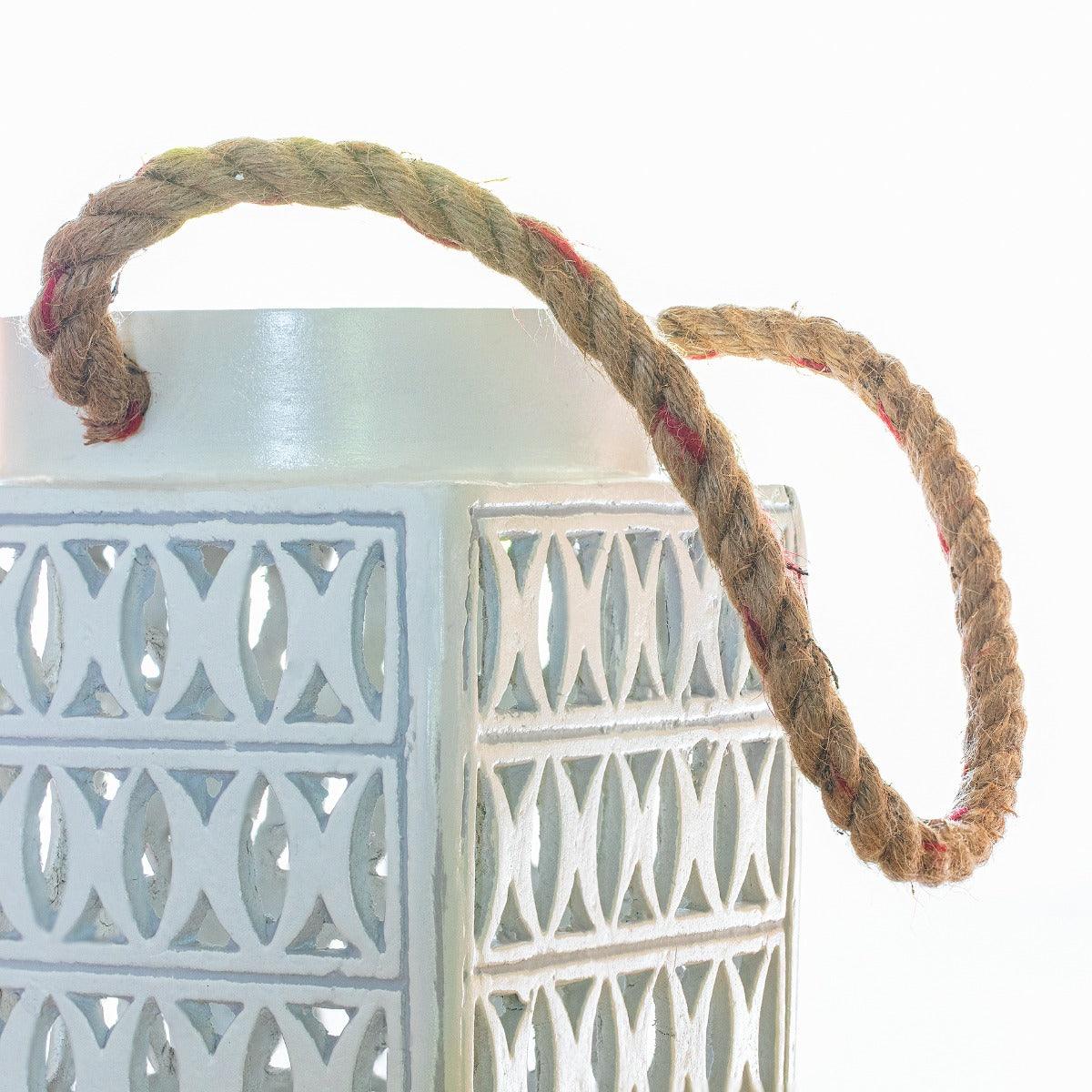 Jharoka Lantern - White