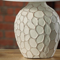 Pebble Pot Lamp With Shade