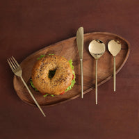 Norah Gold Hammered Cutlery Set of Four