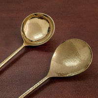 Norah Gold Hammered Serving Set Of Two