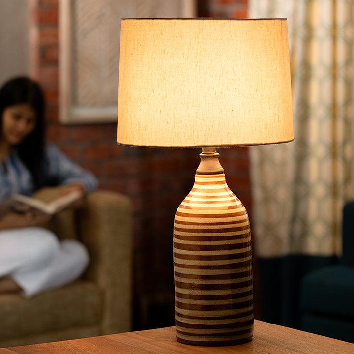 Shades of Grey Terracotta Table Lamp - Tall