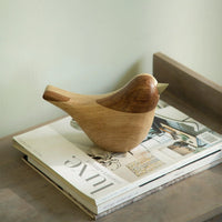 Dovy Oak Wood Decorative Bird