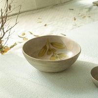 Wisteria Yellow Salad Bowl